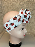 Kids Ladybug Headband With Flower Top