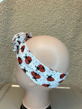 Kids Ladybug Headband With Flower Top