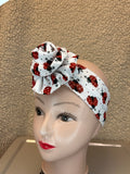 Kids Ladybug Headband With Flower Top