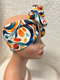 Multi Colored  Printed Wired Headband
