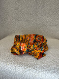 Orange Printed Wired Headband