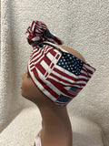 Wide Patriotic Wired Headband