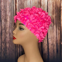 Pink Petal Swim Cap