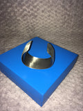 Brushed Stainless Steel Wide Cuff Bracelet