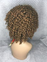 Medium Auburn Color 30 Spiral Curl Wig